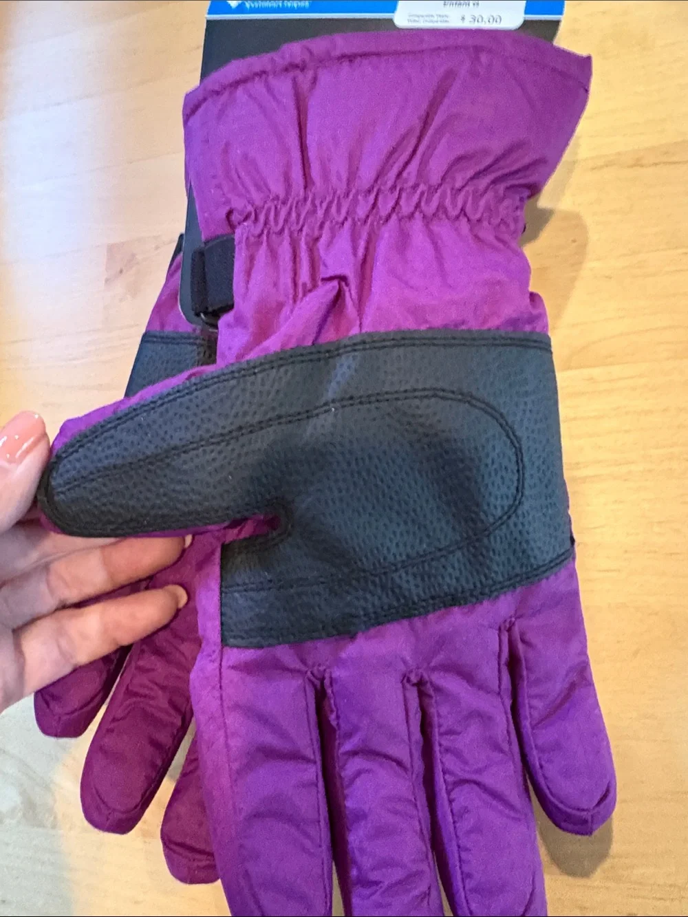 Columbia Kids Purple Mittens
